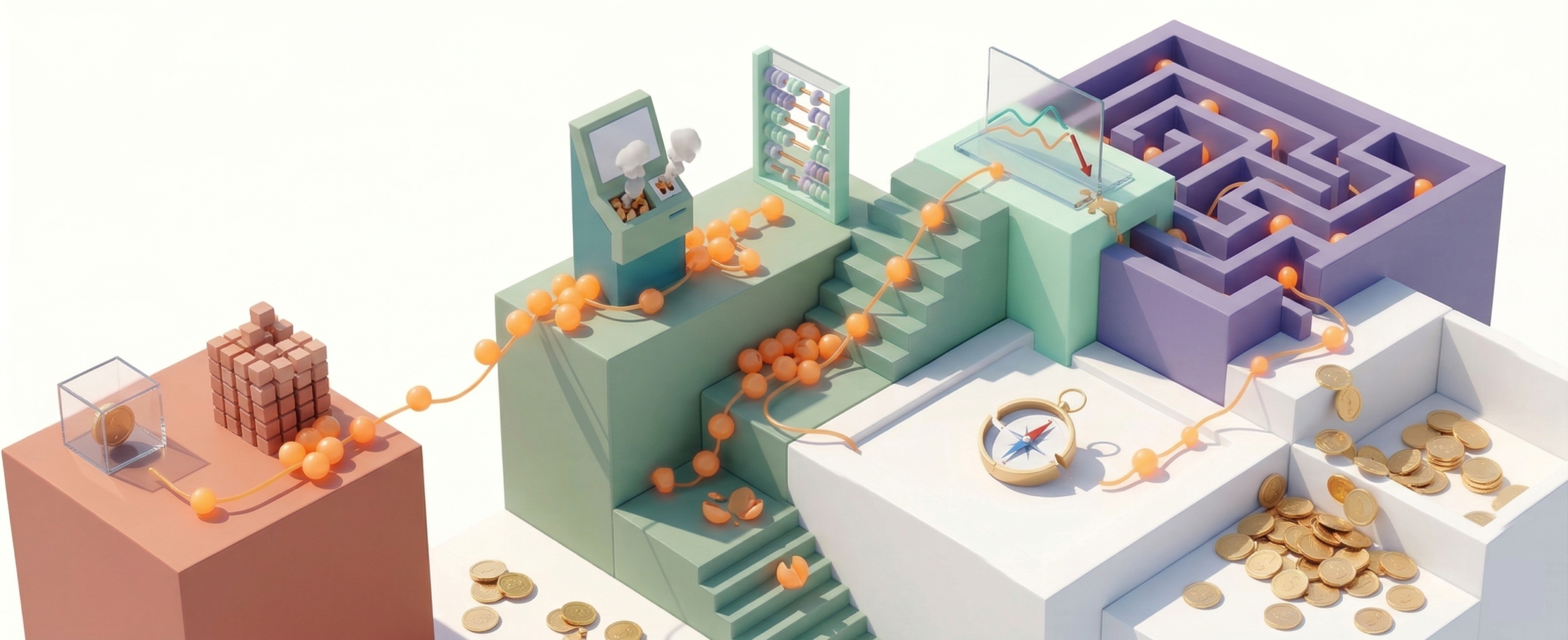 Agency cash flow: illustration of an agency struggling with cash flow despite full pipeline